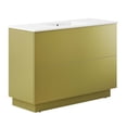 thumbnail image 2 of Modway Quantum 48" Single Sink Bathroom Vanity in White Gold, 2 of 10
