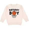 thumbnail image 2 of Inktastic Birthday Boy Basketball Toddler Sweatshirt, 2 of 4