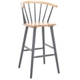 thumbnail image 6 of SAFAVIEH Blanchard Bar Stool, Natural/Grey, Set of 2 (21.7 in. W x 20.5 in. D x 41.5 in. H), 6 of 13