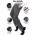 thumbnail image 3 of Stretch Waist Slim Fit Chinos With Hidden Elastic & Non-Slip Silicone Gripper, 3 of 3