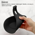 thumbnail image 4 of Uxcell 9.25" x 4.72" Heat Resistant Silicone Spoon Rest Kitchen Utensil Holder, Black 4Pack, 4 of 6