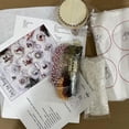 thumbnail image 5 of Christmas Embroidery Kit, 12PCS DIY Ornament Set for Beginners, Punch Needle Holiday Decor with Pre‑Printed Fabric, Thread, Needles, Ribbons and Instructions, 5 of 5