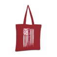 thumbnail image 2 of Awkward Styles Cancer Support Flag Tote Bag Breast Cancer Awareness Canvas Bag Pink Ribbon Shopper Gifts for Cancer Survivor Support Ribbon USA Flag Reusable Cloth Bag Cancer Awareness Gifts, 2 of 5