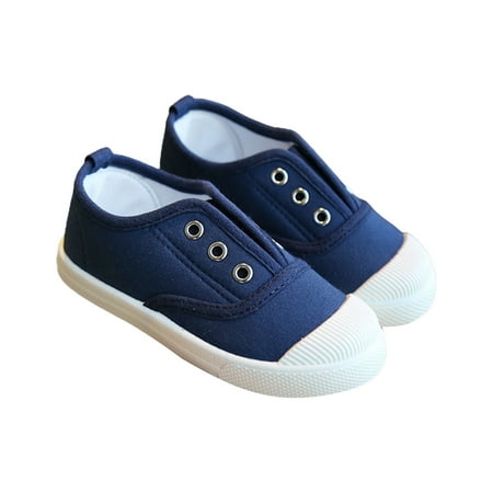 Otqutp Toddler Nonslip Sneakers Children s Canvas Shoes Breathable Boys  and Girls  Shoes Indoor Children s Nonslip Shoes Outdoor Shoes(Pink 9-12Months)