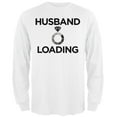 thumbnail image 1 of T-Shirt à Manches Longues Blanc Adulte Mari de la Saint-Valentin, 1 of 1