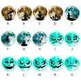thumbnail image 3 of Halloween Sticker Self-adhesive Fluorescent Decal PVC Sticker Halloween Window Wall Luminous Moon Party Decoration, YHW004, 3 of 6