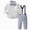 Blue, variant on zuwimk Baby Boy Dress Clothes, Toddler Gentleman Outift for Boy, Winter Infant Wedding Suit, Fall Christening Clothing Set(18-24 Months,Blue)