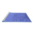 thumbnail image 2 of Ahgly Company Machine Washable Indoor Rectangle Oriental Blue Industrial Area Rugs, 5' x 8', 2 of 4