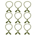 thumbnail image 1 of 12 guirnaldas navideñas de 50 cm. Cuerdas flexibles reutilizables para colgar coronas. Cintas para coronas para barandillas, escaleras, árboles y envoltorios artesanales., 1 of 7