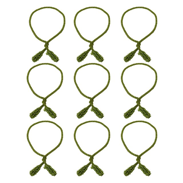 12 guirnaldas navideñas de 50 cm. Cuerdas flexibles reutilizables para colgar coronas. Cintas para coronas para barandillas, escaleras, árboles y envoltorios artesanales.