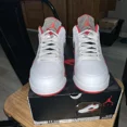thumbnail image 5 of Ni - ke Size 11 - Air Jordan 5 Retro 2016 Low Fire Red, 5 of 5