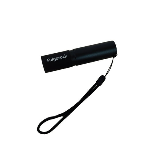 Fulgorock Flashlights, Mini LED Flashlight, Plastic Torch Use for Emergencies, Camping, Outdoor, Black
