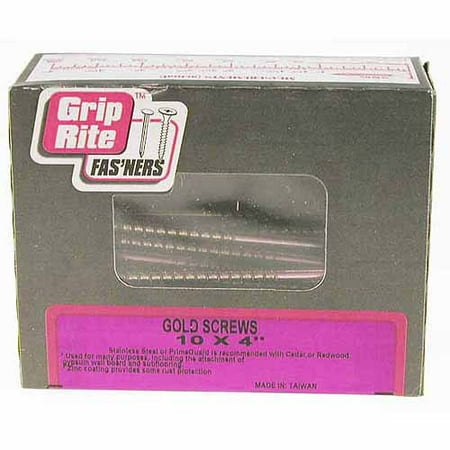Prime Source 1-lb Gold Screwdrivers for General Construction, 4"