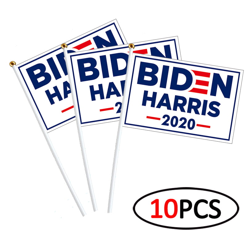100 pieces Pro BIDEN HARRIS 2020 Bumper Sticker 9" x 3" High Quality Joe Kamala 