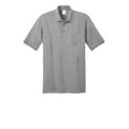 thumbnail image 3 of Port & Company 55 Ounce Jersey Knit Pocket Polo (KP55P) Athletic Heather, S, 3 of 4