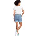 thumbnail image 2 of Ellos Plus Size Mid-Rise Stretch Frayed Cuff Hem Shorts, 2 of 2