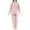 #03Pink, variant on Kiplyki Flash Womens Sleepshirts Nightgown Fall and Winter Standing Collar Thickened Set Suit Home Clothing Long Sleeve Trousers Pajama