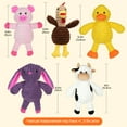 thumbnail image 4 of 5 Pack Plush Dog Squeaky Toys, Cute Animal Assortment Stuffed Puppy Chew Toys, Interactive Pet Toys for Small Medium Large Dogs, Ideal Gift, 4 of 7