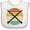 White and Pink, variant on Inktastic Clarinet Music Retro Marching Band Boys or Girls Baby Bib