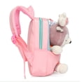 thumbnail image 4 of Mochila De Felpa Mochila De Felpa Bolsa de dibujos animados Bolsa de animal lindo Bolsa de felpa simple en forma de ciervo para niños (rosa), 4 of 6
