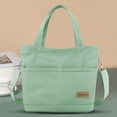 thumbnail image 4 of Bolso bandolera de lona para mujer, bolso con asa superior con correa ajustable, bolso de viaje informal, 4 of 5