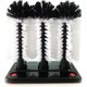 thumbnail image 2 of Triple Brush Glass Washer 3Head Bristle Brush With Suction Base For LongStem Beer Glasses, 2 of 5