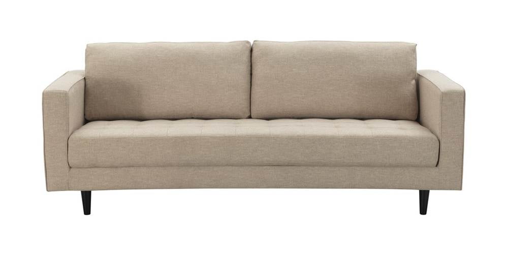 3Seat TanBrown Tweed Sofa in Brown