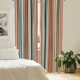 thumbnail image 2 of Ambesonne Ethnic Curtains, Vertical Stripes Pattern, Pair of 28"x84", Multicolor, 2 of 5