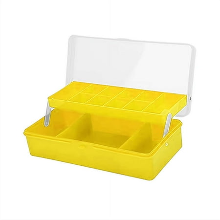 Fishing Tackle Box Organizer Double Layer Tackle Storage Fishing Boxes Outdoor Box