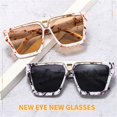 thumbnail image 2 of Sunglasses Oversized Travel Flat Top Sunglasses Vintage Glasses, 2 of 6