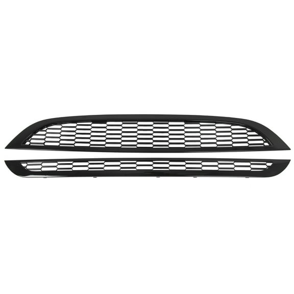 CCPAO 2PCS Honeycomb Mesh Front Bumper Grill Compatible with Mini Cooper R50 R52 R53 2002-2006