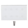 thumbnail image 1 of Interruptor de luz táctil de 8 entradas, panel de interruptor de pared inalámbrico WiFi inteligente compatible con Google Home, CA 100-240 V, 1 of 14