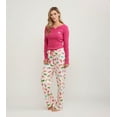 thumbnail image 2 of Little Blue House Women's Jersey Pajama Pants, Patterned Moose, Large, 2 of 8