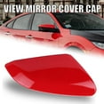 thumbnail image 2 of 1 Pair Red Mirror Cap Cover For Honda Civic 2016 2017 2018 2019 2020 2021 Rearview Mirror Cap Replacement (Red Pair), 2 of 9