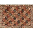 thumbnail image 1 of Ahgly Company Machine Washable Indoor Rectangle Traditional Saffron Red Area Rugs, 8' x 12', 1 of 7