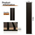 thumbnail image 2 of 2PCS 16''x104'' Wood Slat Acoustic Wall Paneling for Interior and Ceiling Decor,23Sq.ft,Walnut, 2 of 7