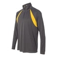 thumbnail image 2 of All Sport Unisex Quarter-Zip Lightweight Pullover with Insets M3026, 2 of 5