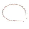 thumbnail image 3 of Diadema con diamantes de imitación, buena elasticidad, cómoda de llevar, brillante, hermosa, práctica, colorida, accesorios para el cabello, Rosa CHT-712, 3 of 5
