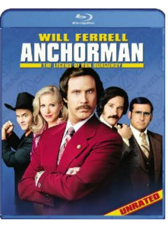 Anchorman: The Legend of Ron Burgundy (Unrated) (Blu-ray), Dreamworks Video, Comedy