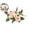 Pink, variant on Rose Candle Rings, Wreaths Artificial Flowers Multicolor Wreath Decor for Tables Party Valentine Day Home Dinner Decoration