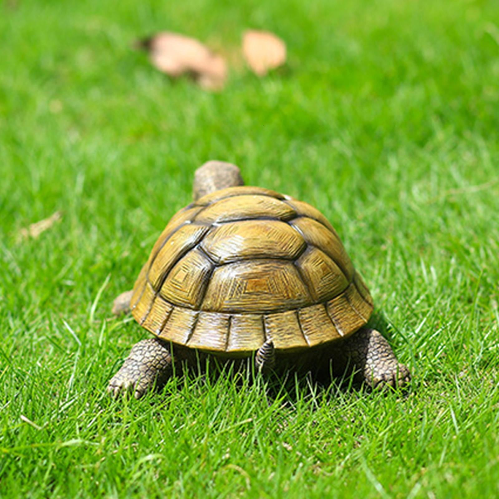 Resin for Turtle Statue Lucky Fengshui Ornament Art Decor for Indoor Outdoor Garden Yard Decoration Figur