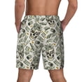 thumbnail image 4 of Haiem Skull with Cash Mens Swim Trunks with Compression Liner 2 in 1 Swimming Shorts Stretch Swimwear Quick Dry,Board Shorts-XX-Large, 4 of 9