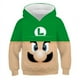 thumbnail image 1 of Ropa infantil con estampado creativo de Super Mario, sudadera informal de calle para hermano, sudadera deportiva para exteriores, sudadera con capucha para hermano de 2 a 14 años, 1 of 5