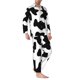 thumbnail image 2 of Fotbe Milk Cow Pijama de Hombre con Estampado de Manga Larga, Conjunto de 2 Piezas, Ropa de Dormir Suave y Cómoda con Bolsillos-X-Large, 2 of 7
