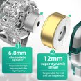 thumbnail image 3 of KZ-ZES Wired Earphone In Ear 12mm Electrostatic Dynamic HiFi Earbuds Zinc Alloy Portable Hands-free Headset for Cellphone Tablet with Mic, 3 of 9