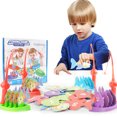 thumbnail image 1 of Fishing Game Set Creative Funny Fishing Toy Table Game Board Game for Indoor, 1 of 5