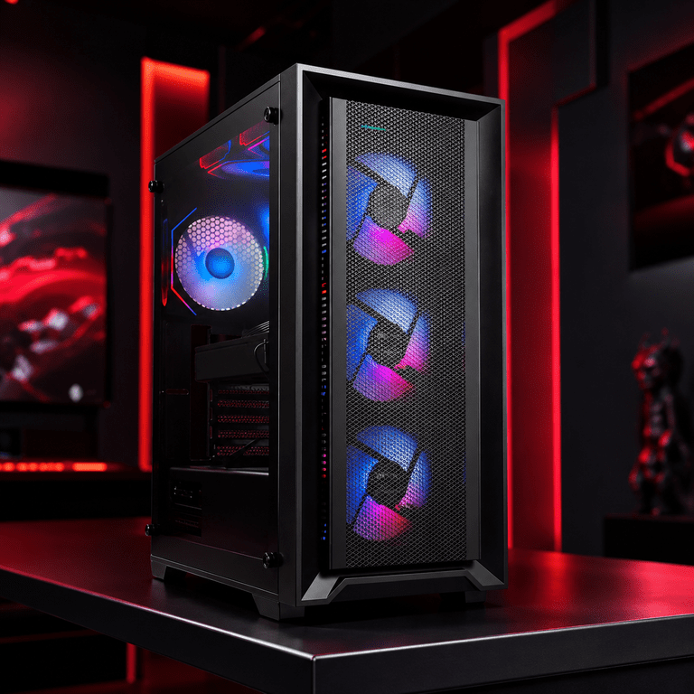 Gaming PC Desktop Computer Intel i7-7700, GTX 1060, 16GB RAM