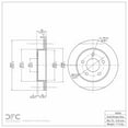 thumbnail image 2 of Rear Dynamic Friction Company Disc Brake Rotor 600-54034 (1) For 1994-2004 Ford Mustang, 2 of 2