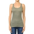 thumbnail image 5 of FashionMille Women Ribbed Tank top, Racerback Scoop Neck Active, 5 of 5