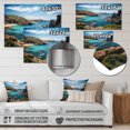 thumbnail image 4 of Designart "Coastal Beauty Australia painting I" Coastal Metal Wall Decor, 4 of 5